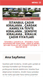 Mobile Screenshot of istanbulcadirci.com