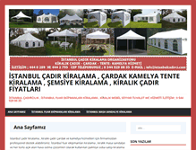 Tablet Screenshot of istanbulcadirci.com